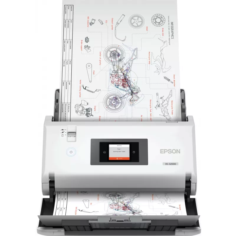 Epson WorkForce DS-32000 syöttöskanneri 600 x 600 DPI A3 valkoinen