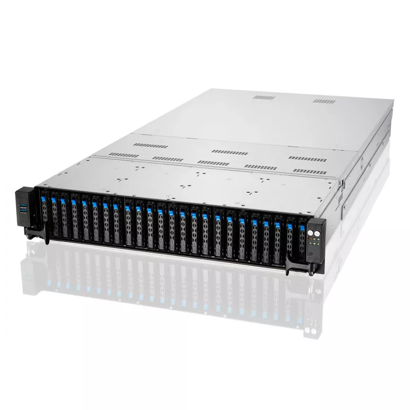 ASUS RS720-E11-RS24U Intel C741 rack (2U) musta, hopea