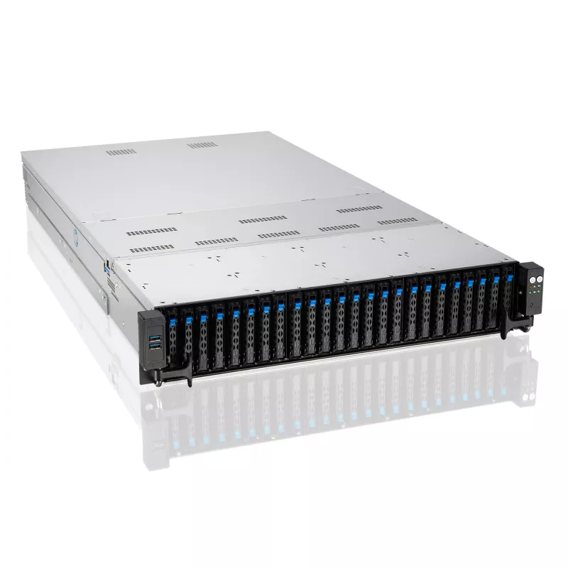 ASUS RS720-E11-RS24U Intel C741 rack (2U) musta, hopea