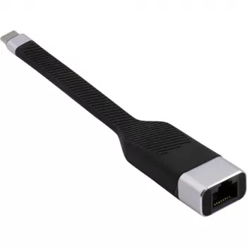 Techly ICOC USBC-RJ45 verkkokaapeli musta 0,144 m