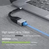 Techly ICOC USBC-RJ45 verkkokaapeli musta 0,144 m