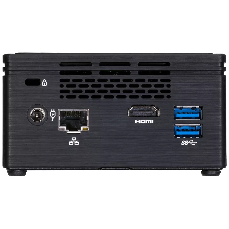 GIGABYTE GB-BPCE-3455 PC/työasema barebone 0,69 litran PC musta J3455 BGA 1296 1,5 GHz