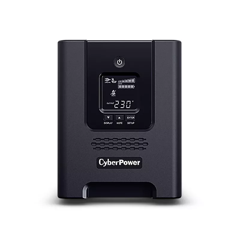 CyberPower PR2200ELCDSXL keskeytymätön virransyöttö (UPS) Line-Interactive 2,2 kVA 1980 W 9 AC-lähtöä