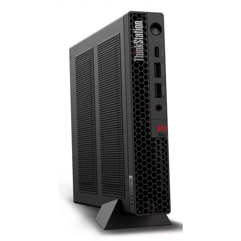 Lenovo ThinkStation P3 Tiny Intel® Core™ i7 i7-14700 16 GB DDR5-SDRAM 1 TB SSD Windows 11 Pro Mini-PC-työasema musta