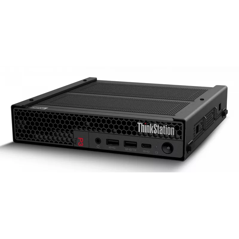 Lenovo ThinkStation P3 Tiny Intel® Core™ i7 i7-14700 16 GB DDR5-SDRAM 1 TB SSD Windows 11 Pro Mini-PC-työasema musta
