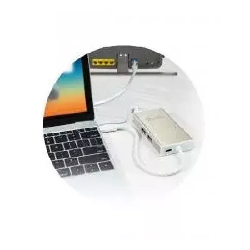 USB Type-C -multisovitin j5create JCA374-N johdollinen 60W 4K