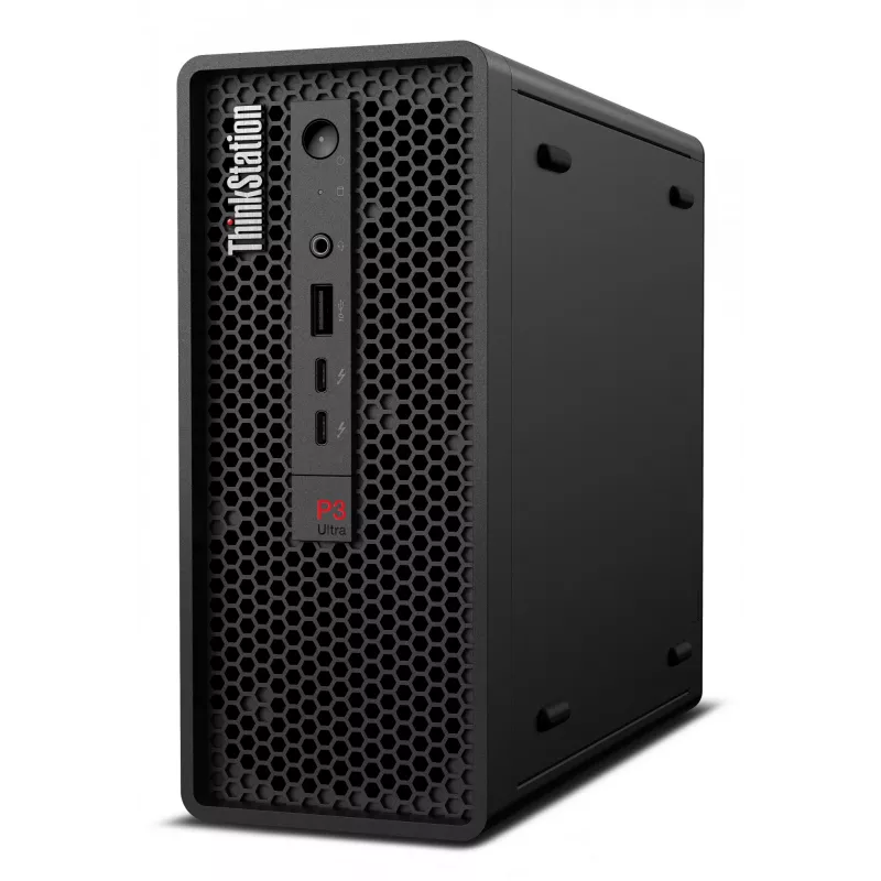 Lenovo ThinkStation P3 Ultra SFF Intel® Core™ i7 i7-14700 32 GB DDR5-SDRAM 512 GB SSD NVIDIA RTX A1000 Windows 11 Pro Mini Tower -työasema musta