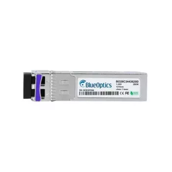 Kuitu-SFP-lähetin-vastaanotin BlueOptics 02310TEE-BO, cSFP-liitäntä, 1250 Mbit/s, hopea
