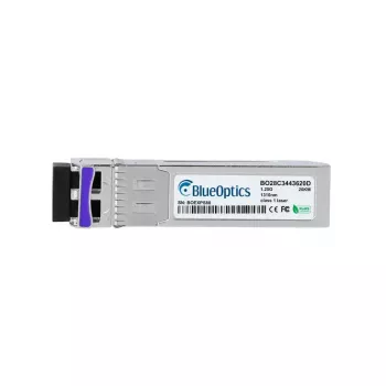 Verkon lähetin-vastaanotinmoduuli BlueOptics 02310WRR-BO cSFP 1250 Mbit/s hopea