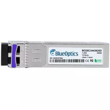 Verkon lähetin-vastaanotinmoduuli BlueOptics AT-SPBD20DUAL-14-BO — kuitu-SFP, cSFP-liitäntä, LC-liitin, alumiini