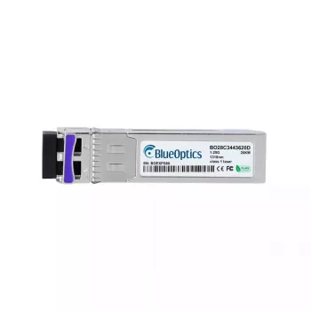 BlueOptics CSFP-BX1490-20-D-BO kuitu-cSFP-lähetin-vastaanotin, 1250 Mbit/s, metallikotelo, hopea