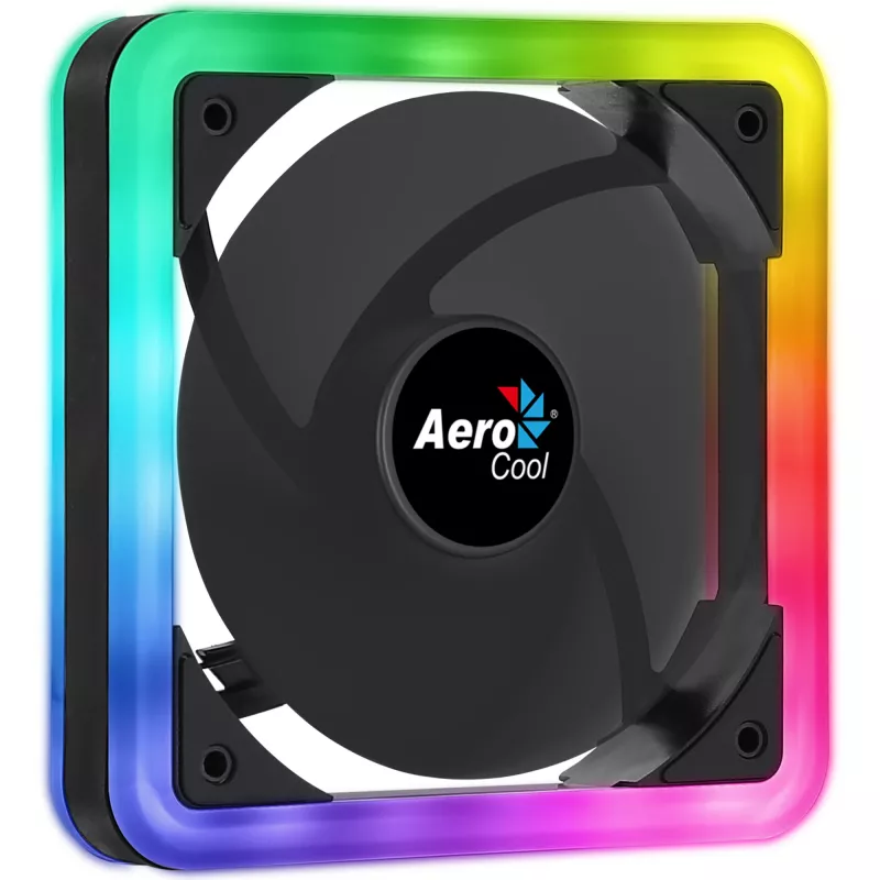 Aerocool Edge 14 tietokonekotelon tuuletin 14 cm musta