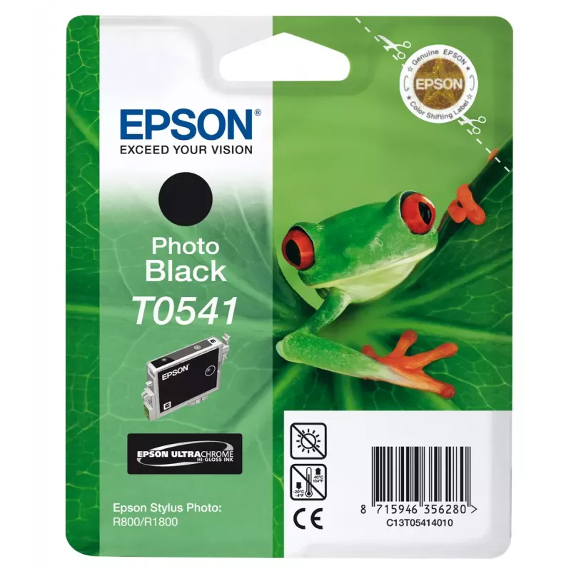 Epson yksittäispakkaus fotomusta T0541 Ultra Chrome Hi-Gloss