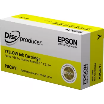 Epson Discproducer mustepatruuna, keltainen (MOQ=10), keltainen, pigmenttimuste, 1 kpl