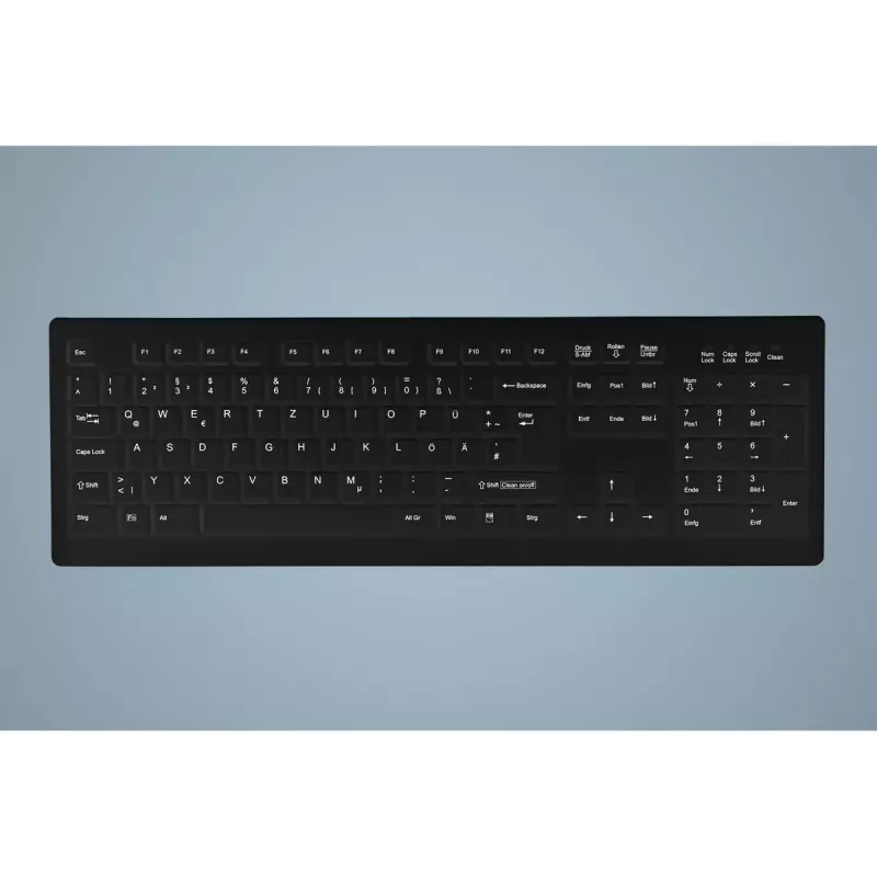 Active Key AK-C8100 näppäimistö lääketiede USB QWERTZ saksa musta Full-size 105 näppäintä