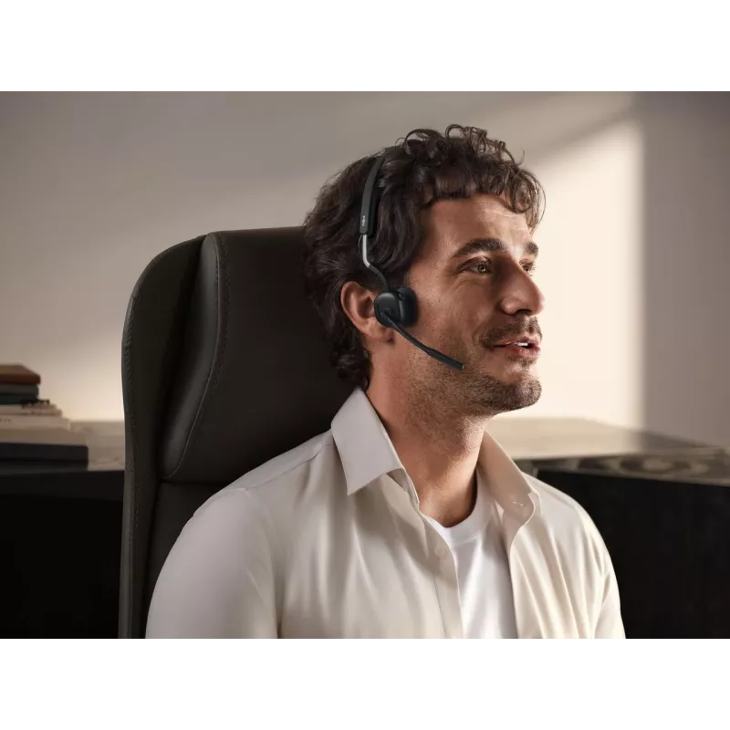 SHOKZ OpenMeet UC langaton Bluetooth-luujohto videoneuvottelukuulokemikrofoni USB-C-sovittimella