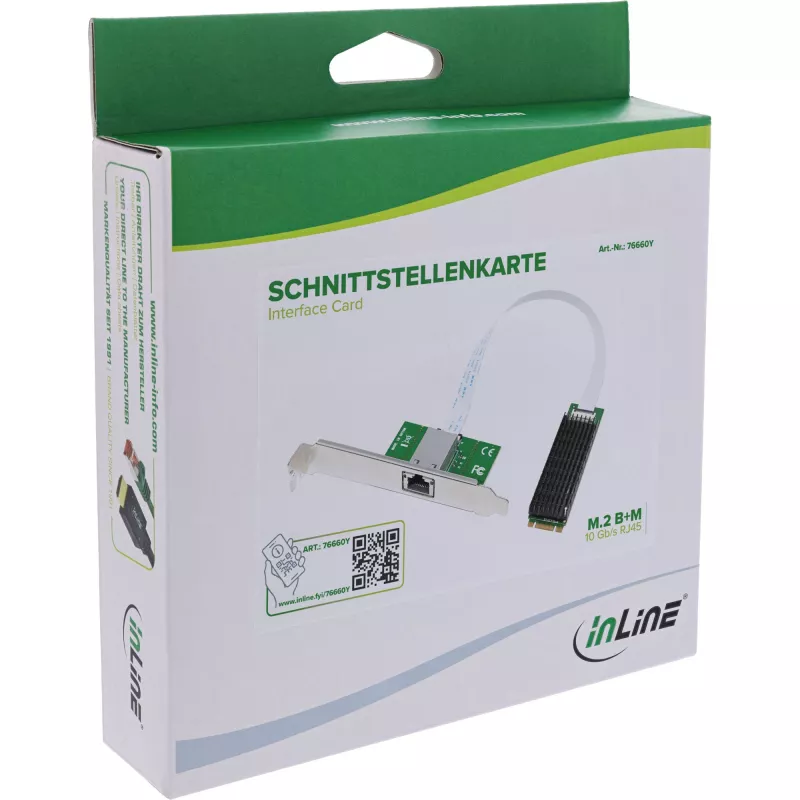 InLine 76660Y verkkokortti sisäinen Ethernet 10000 Mbit/s
