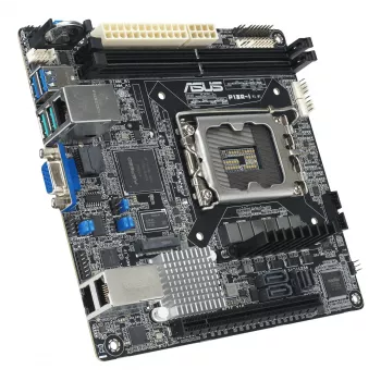 Emolevy ASUS P13R-I Mini ITX, Intel C262 -piirisarja, LGA 1700, DDR5, 2x DIMM, 64 GB, 6x SATA III, 3x RJ-45