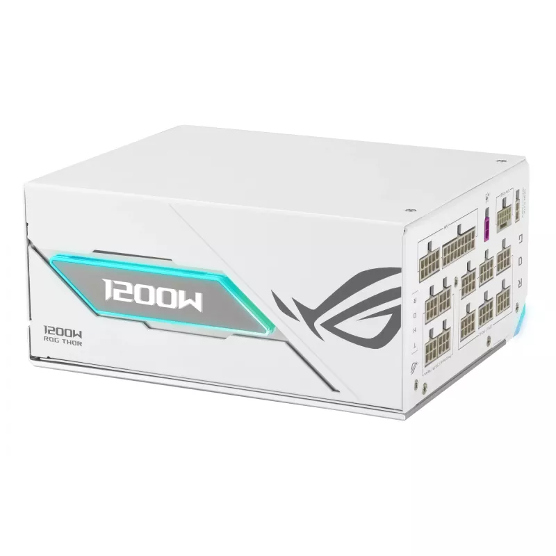 Virtalähde ASUS ROG THOR-1200P3-WHITE-GAMING 1200 W ATX 20+4-Pin, 80 PLUS Platinum, valkoinen