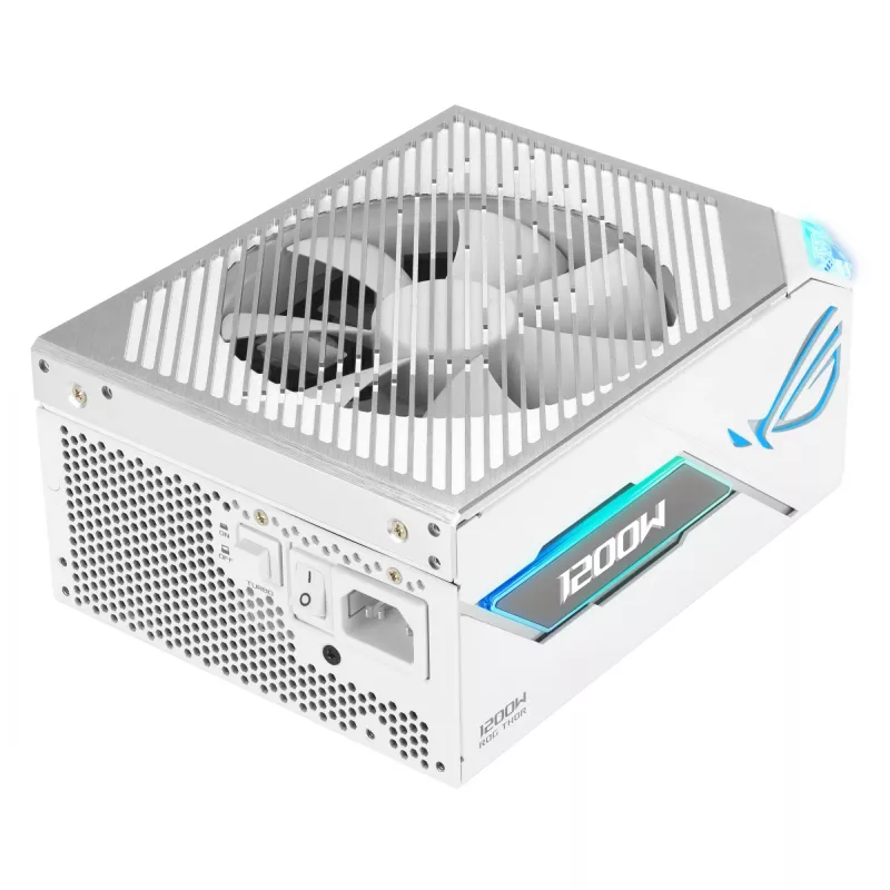 Virtalähde ASUS ROG THOR-1200P3-WHITE-GAMING 1200 W ATX 20+4-Pin, 80 PLUS Platinum, valkoinen