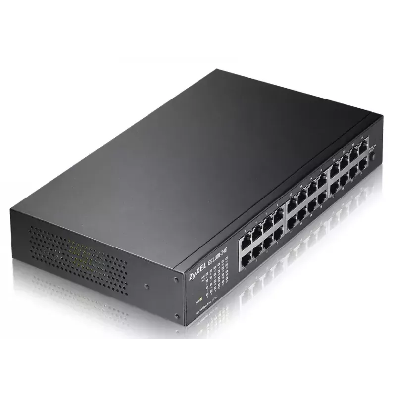 Kytkin Zyxel GS1100-24E musta