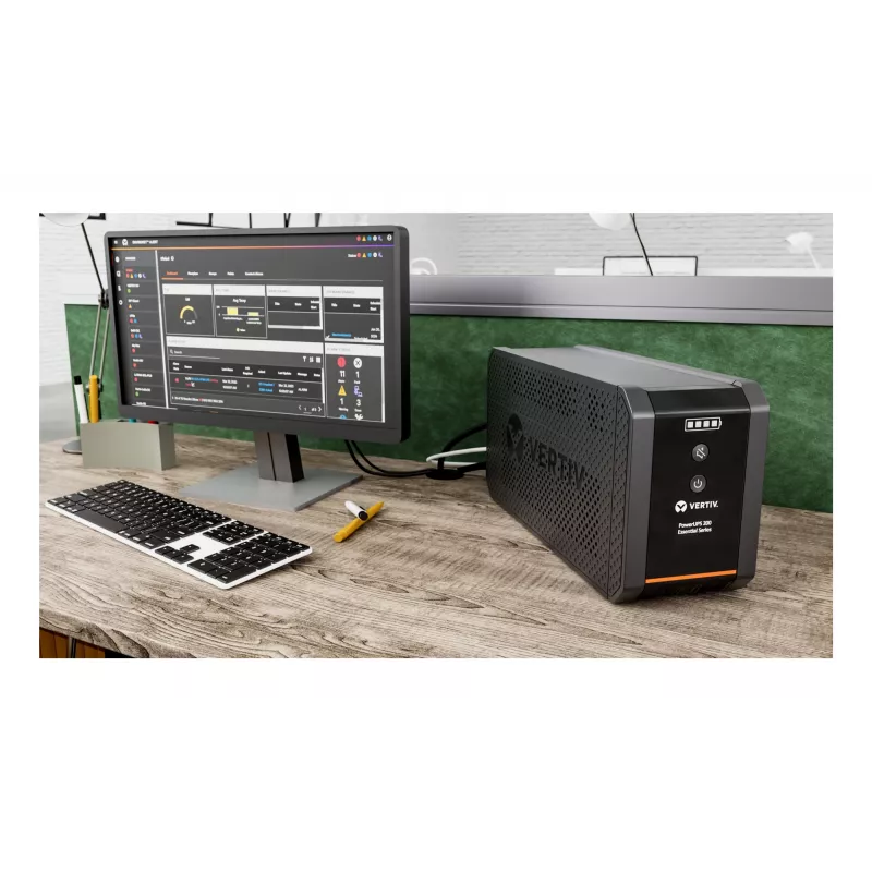 Vertiv PowerUPS 200 Essential PSA6E-1000IT-IEC, 1000VA/525W, Line-Interactive, 1 kVA, 525 W, sini, 140 V, 290 V