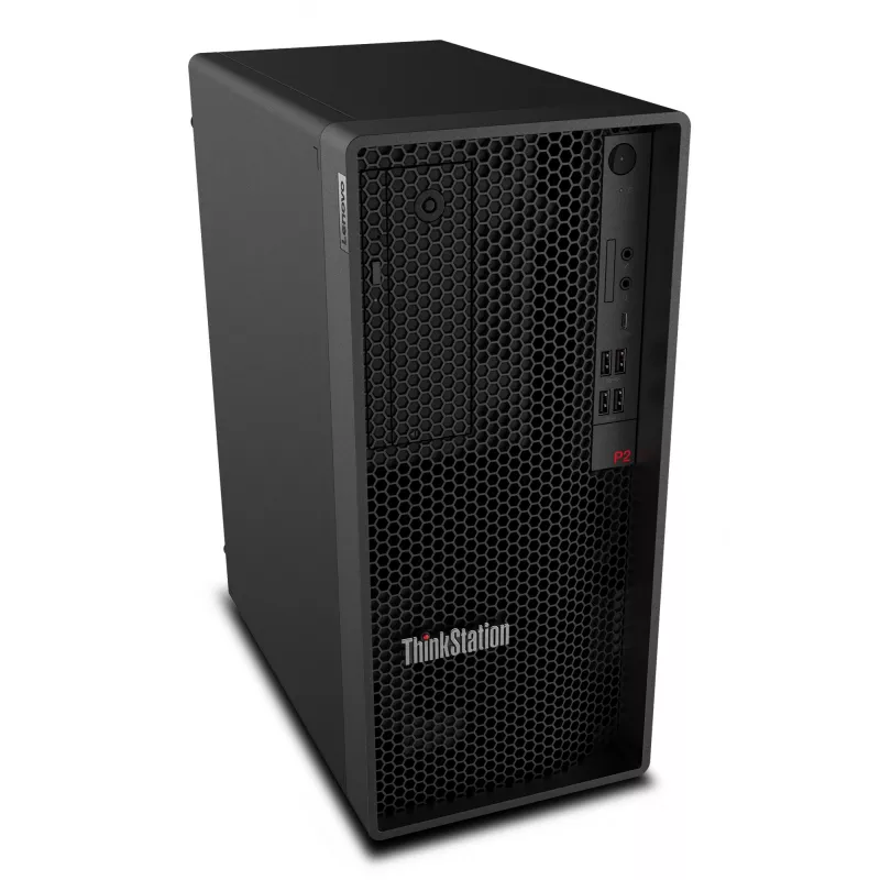 Lenovo ThinkStation P2 Tower Intel® Core™ i7 i7-14700 32 GB DDR5-SDRAM 512 GB SSD NVIDIA RTX A1000 Windows 11 Pro -työasema musta