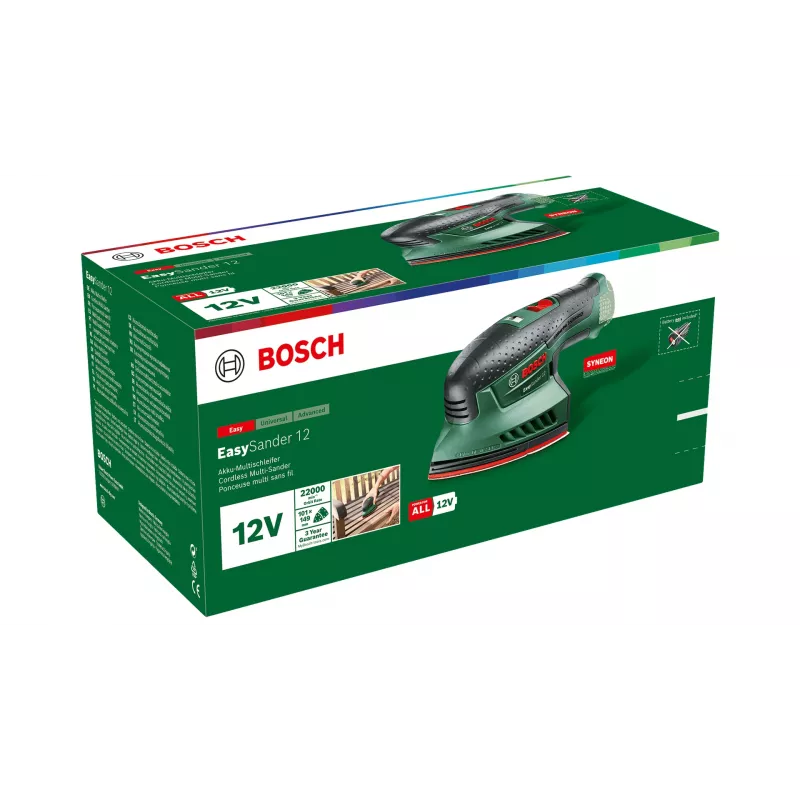 Bosch EasySander 12 Multi hiomakone 22000 RPM 22000 OPM
