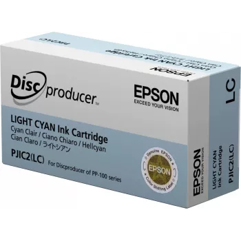 Epson Discproducer mustepatruuna, vaaleasyani (MOQ=10), vaaleasyani, pigmenttimuste, 1 kpl