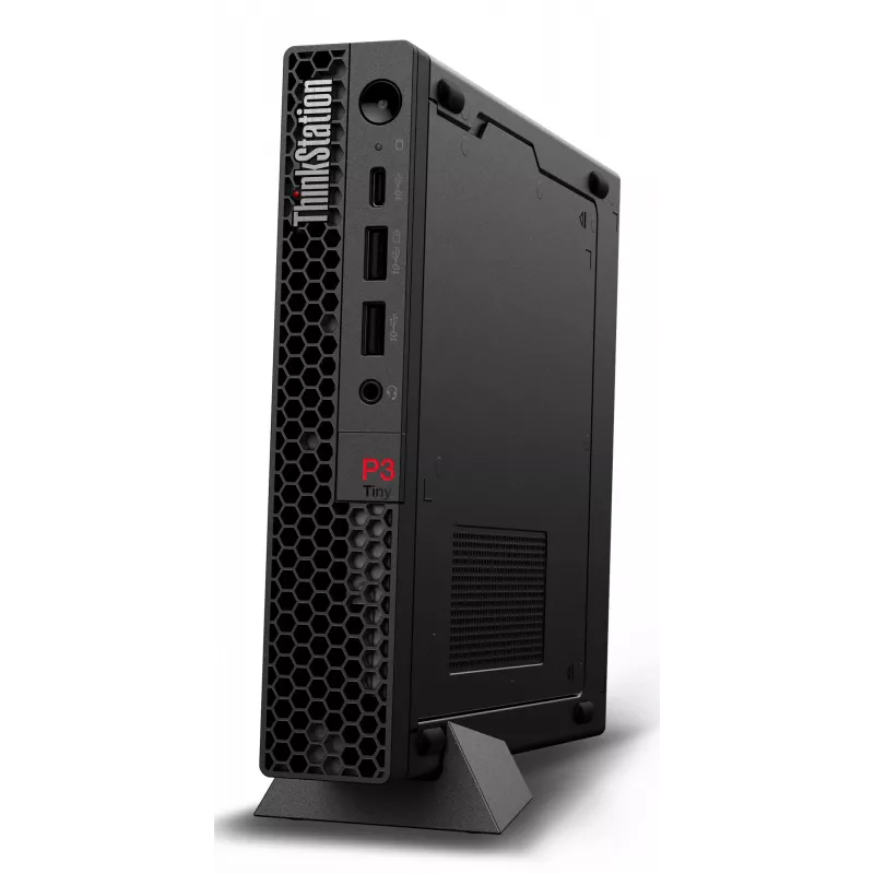 Lenovo ThinkStation P3 Tiny Intel® Core™ i5 i5-14600 32 GB DDR5-SDRAM 1 TB SSD NVIDIA RTX A400 Windows 11 Pro Mini PC -työasema musta