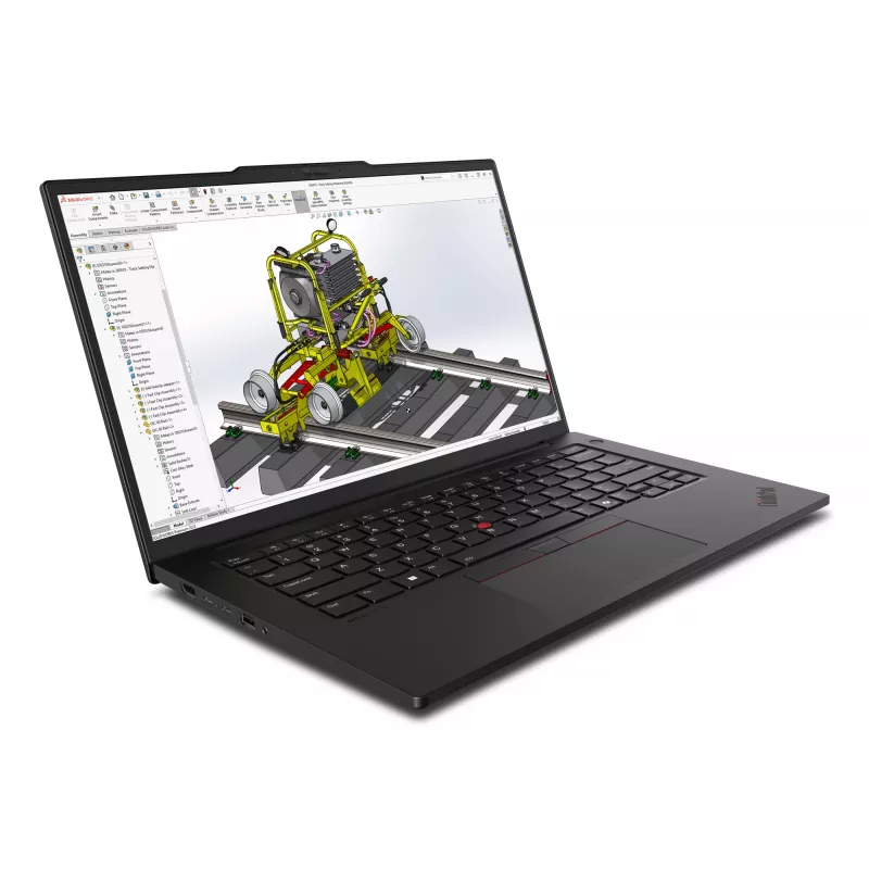Lenovo ThinkPad P14s Gen 6 (Intel) Intel Core Ultra 7 265H -mobiilityöasema 36,8 cm (14,5 inch) WQXGA 32 GB DDR5-SDRAM 1 TB SSD NVIDIA RTX PRO 1000 musta/valkoinen Wi-Fi 7 (802.11be) Windows 11 Pro saksa musta