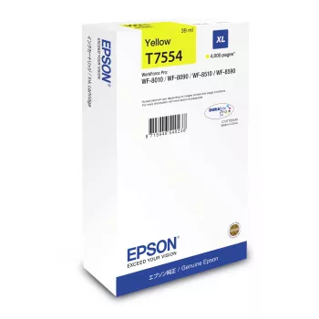 Epson mustepatruuna XL keltainen, suuri (XL) kapasiteetti, keltainen, pigmenttimuste, 1 kpl
