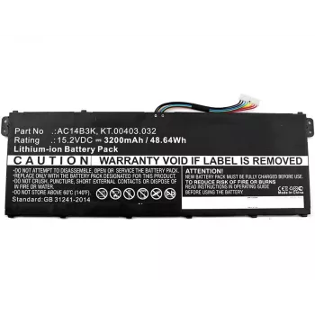 CoreParts kannettavan tietokoneen akku Acerille, akku, Acer, Aspire ES15, Aspire ES1-572, Aspire ES1-572-31LD, Aspire ES1-572-56BP