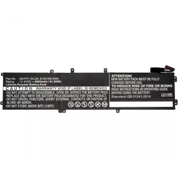 CoreParts kannettavan akku Dellille, akku, DELL, Precision M5520, XPS 15 9560, XPS 15 9560 i7-7700HQ