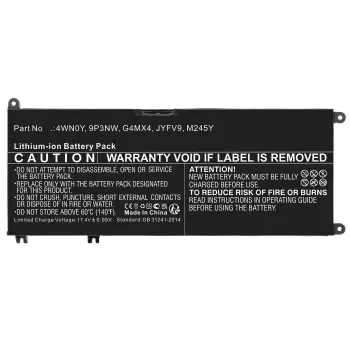 Akku RAYOVAC CoreParts MBXDE-BA0274 Dell Inspiron 13 (56,00 Wh, 15,2 V, 3685 mAh)