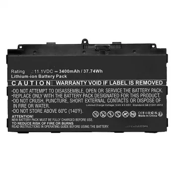 Kannettavan tietokoneen akku RAYOVAC MBXFU-BA0046 14,4V 50,00Wh 3470mAh