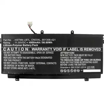 CoreParts kannettavan tietokoneen akku HP:lle, akku, HP, Spectre X360 13-AB001, Spectre X360 13-AB099, Spectre X360 13-AC033DX