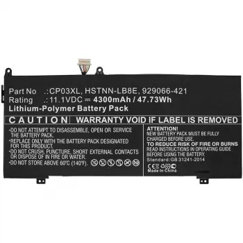 Akku CoreParts MBXHP-BA0176 HP Spectre x360 13-ae010ca:lle