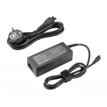 CoreParts MBXUSBC-AC0009 verkkolaite/invertteri sisäkäyttöön 65 W musta