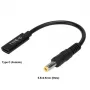 CoreParts MBXUSBC-CO0005 kaapeliadapteri USB C 5,5*2,5 mm musta