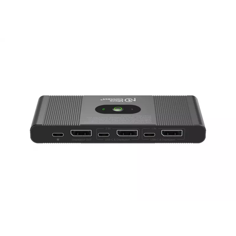 KVM-kytkin MicroConnect MC-DP-KVM202K 2 porttia DisplayPort
