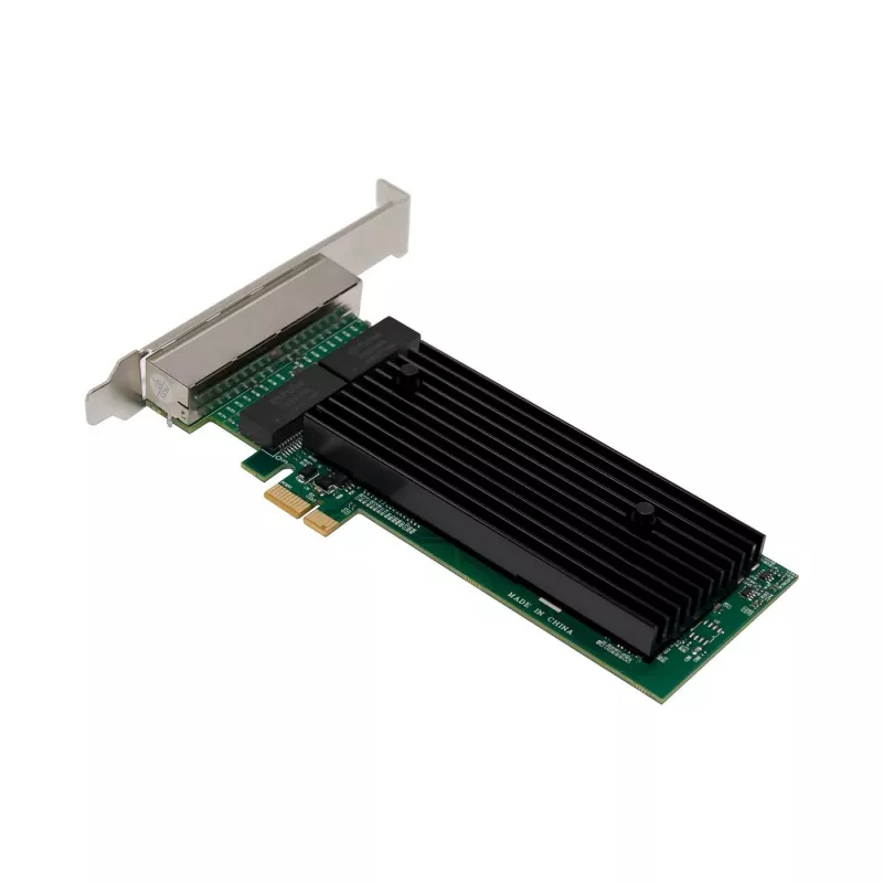 PCIe x1 -verkkokortti MicroConnect MC-PCIEX1-82575-Q Intel 82575 -ohjaimella