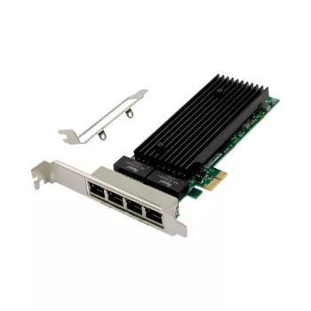 MicroConnect MC-PCIEX1-82576-Q neliporttinen Gigabit-verkkokortti, PCIe x1, Intel 82576