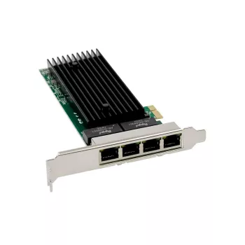 MicroConnect MC-PCIEX1-82576-Q neliporttinen Gigabit-verkkokortti, PCIe x1, Intel 82576