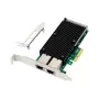 Verkkokortti MicroConnect X550-T2 PCIe x4 kaksiporttinen 10GbE