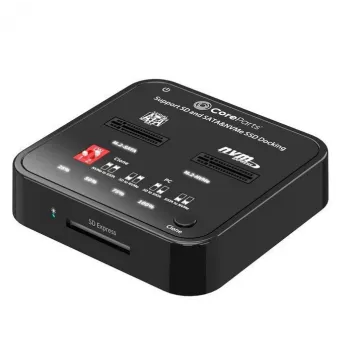Media Duplicator CoreParts MS-CLONER-M2-SD musta USB Type-C M.2