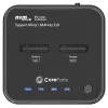 CoreParts MS-CLONER-NVME tallennusaseman telakointiasema USB 3.2 Gen 2 (3.1 Gen 2) Type-C musta