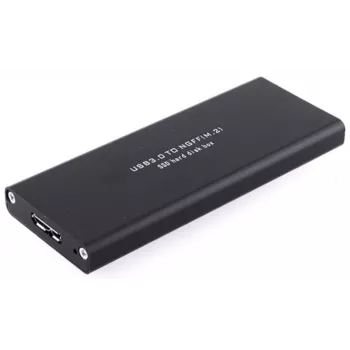 CoreParts MSUB4300 tallennuskotelo HDD/SSD-kotelo musta M.2