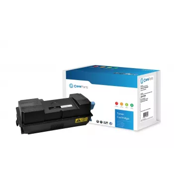 CoreParts värikasetti musta TK-3130, 25000 sivua, musta, 1 kpl