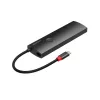 MicroConnect USB3.2CCOM20 USB-C - HDMI Mini-telakka, 4K 60Hz, RJ45, 3x USB-A
